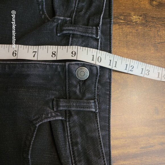 American Eagle Jeans 2 R Jegging Super Hi Rise 360 Next Level Stretch Black Wash - Picture 9 of 12